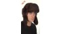 Sable fur hat russian style for men - dark brown color